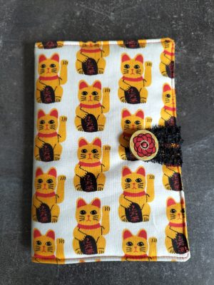 protège carnet et de santé maneki neko