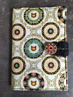 Protège carnet de santé chats et cercles
