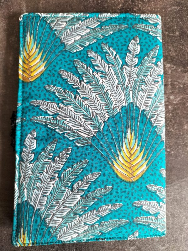 protège carnet de santé chat/chien bleu palmier – Image 3
