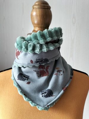 foulard enfant raton laveur